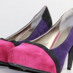 Cato multi colored pumps